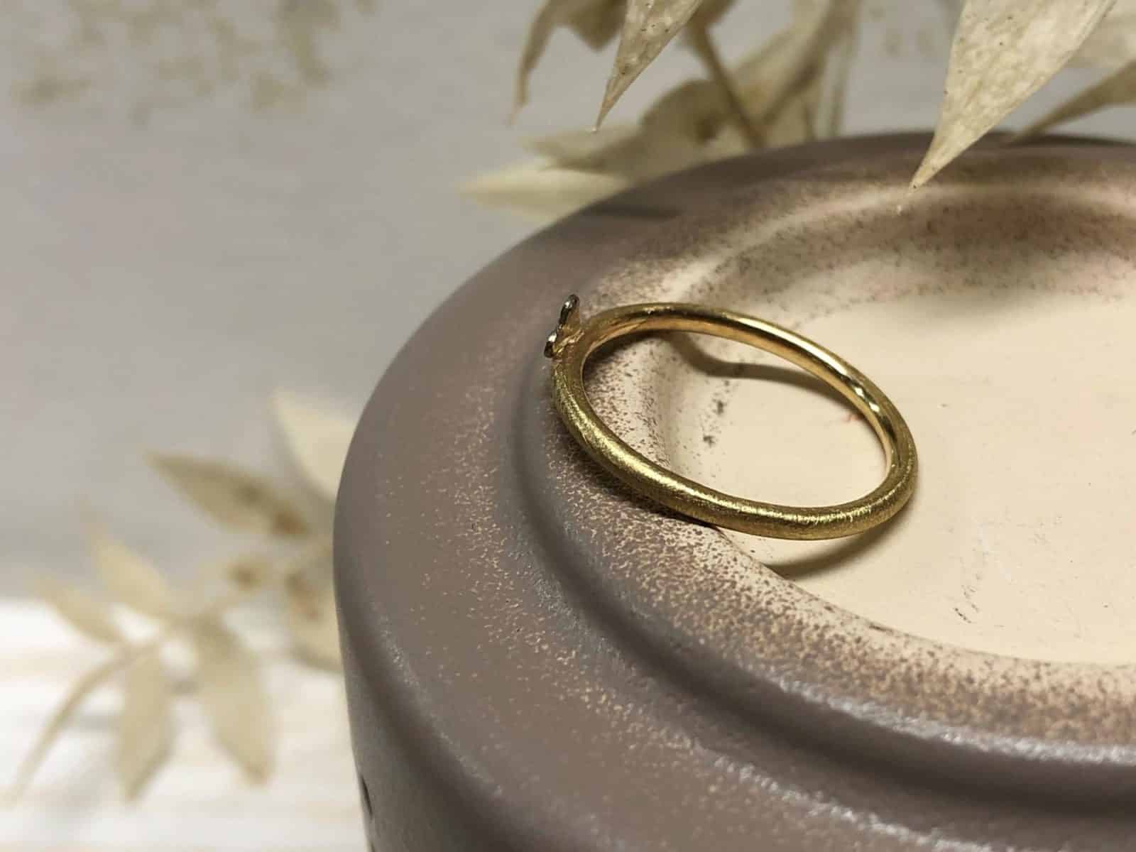 Ring mit schrägem Herz "Ellara 2" 3 Ring mit schrägem Herz "Ellara 2" – Bild 3