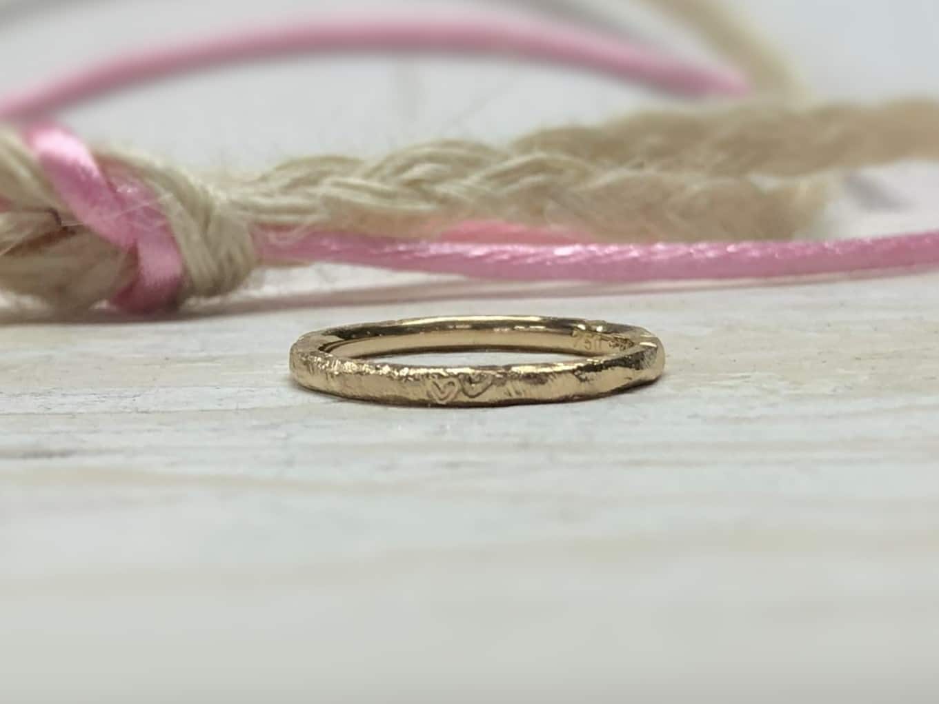 Rosegoldring mit zwei Herzen "Juventi" 1 Verlobungsring mit Herzchen Juventi